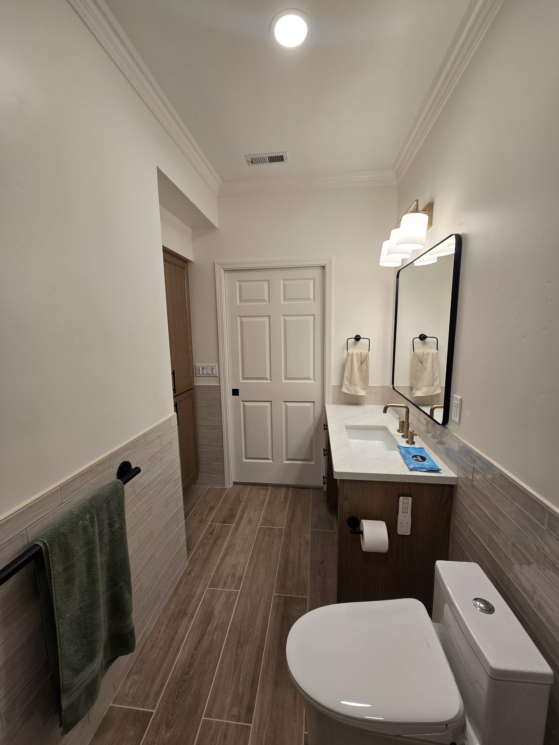 Bathroom hallway view