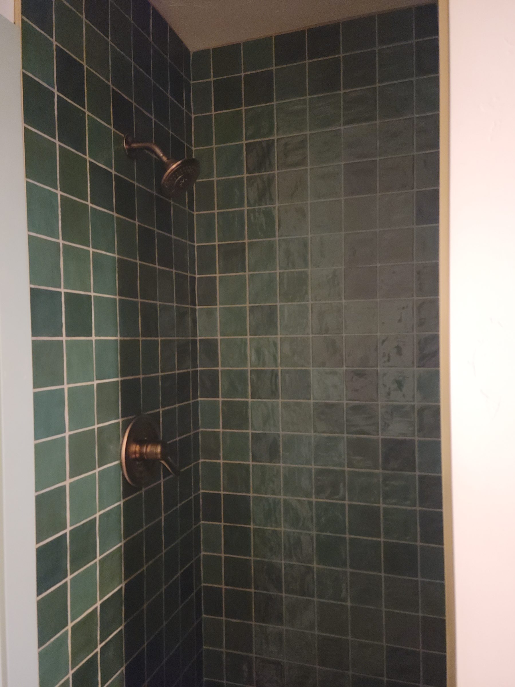 Finished bathroom remodel