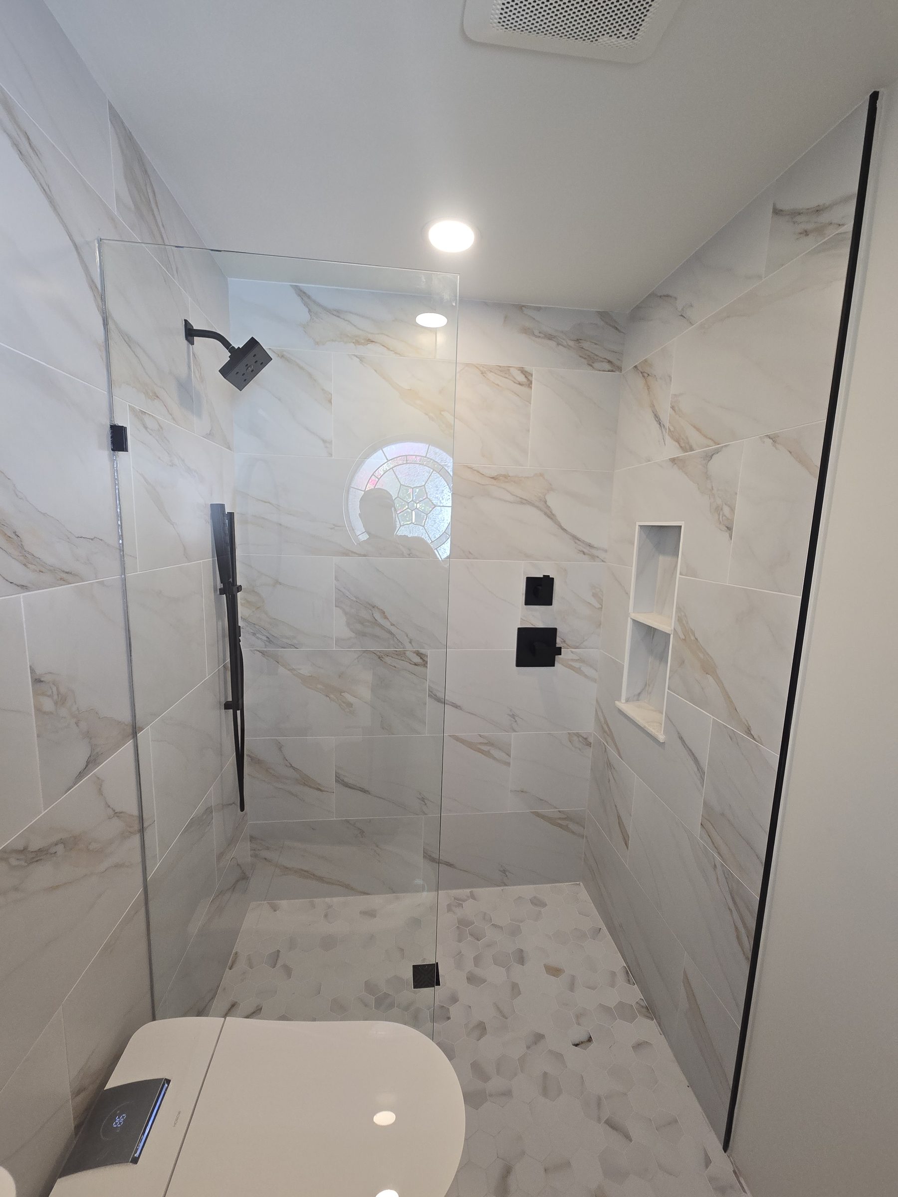 Bathroom remodel in progress