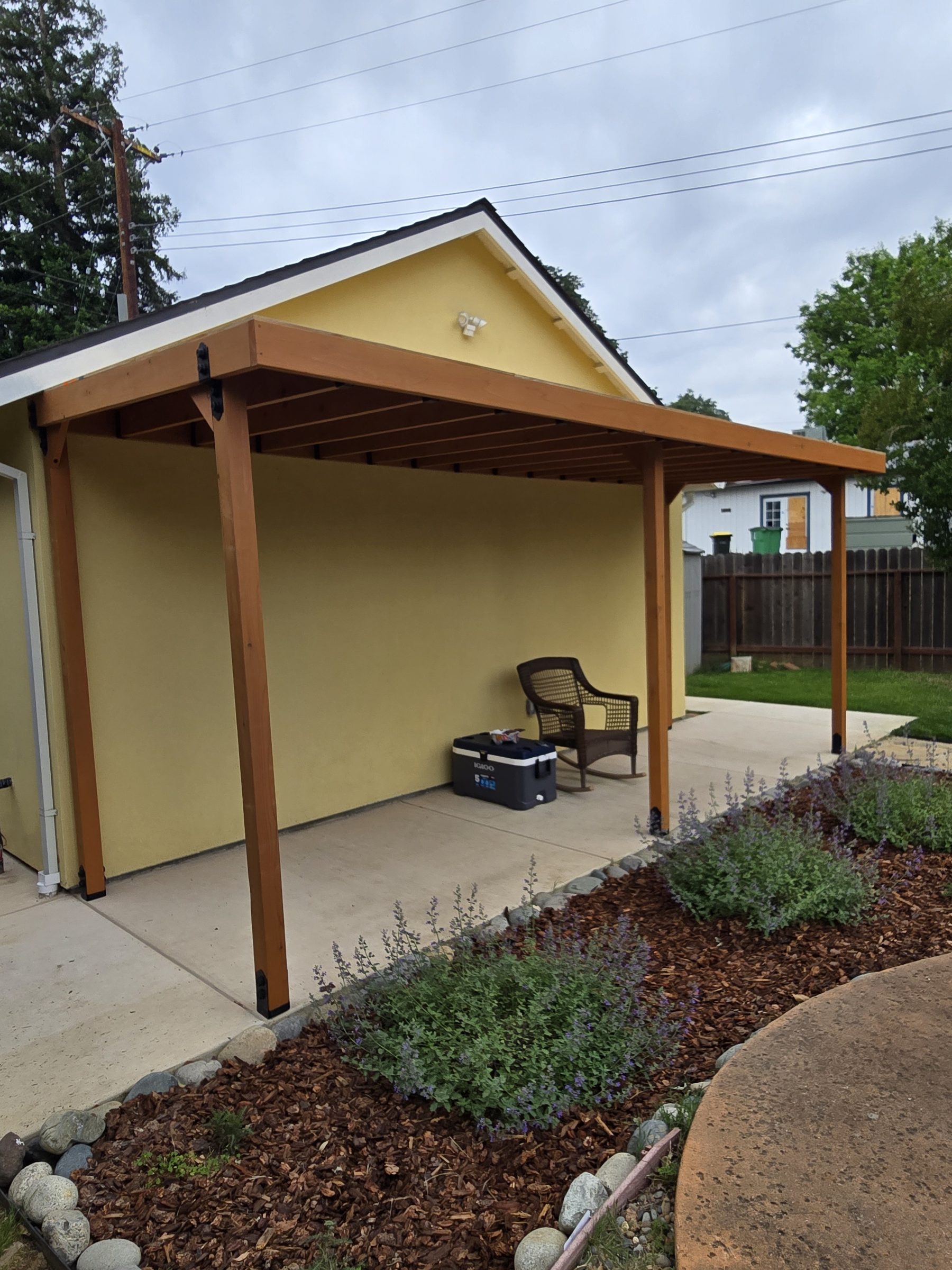 Shade structure exterior