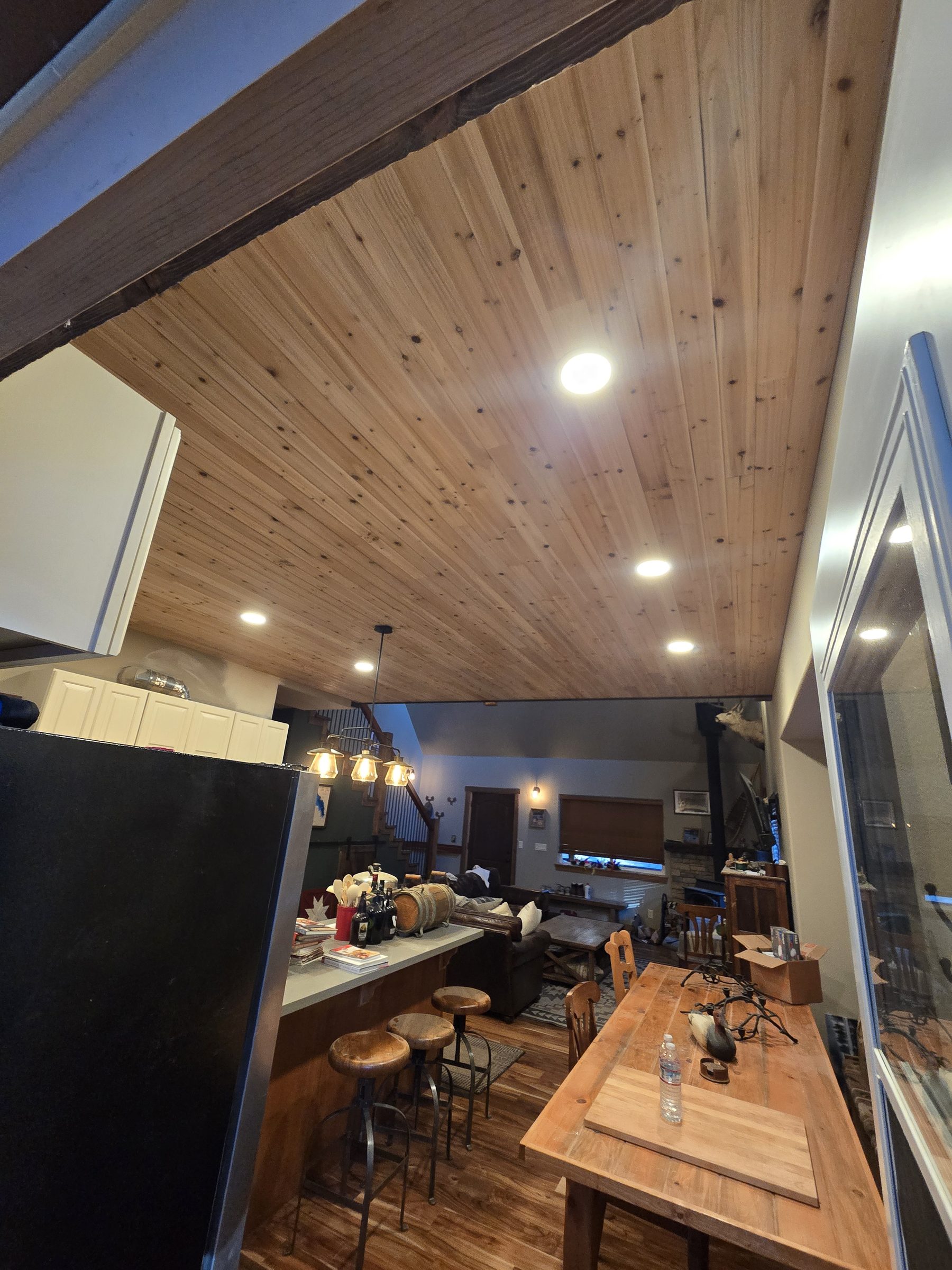 Finished loft living space
